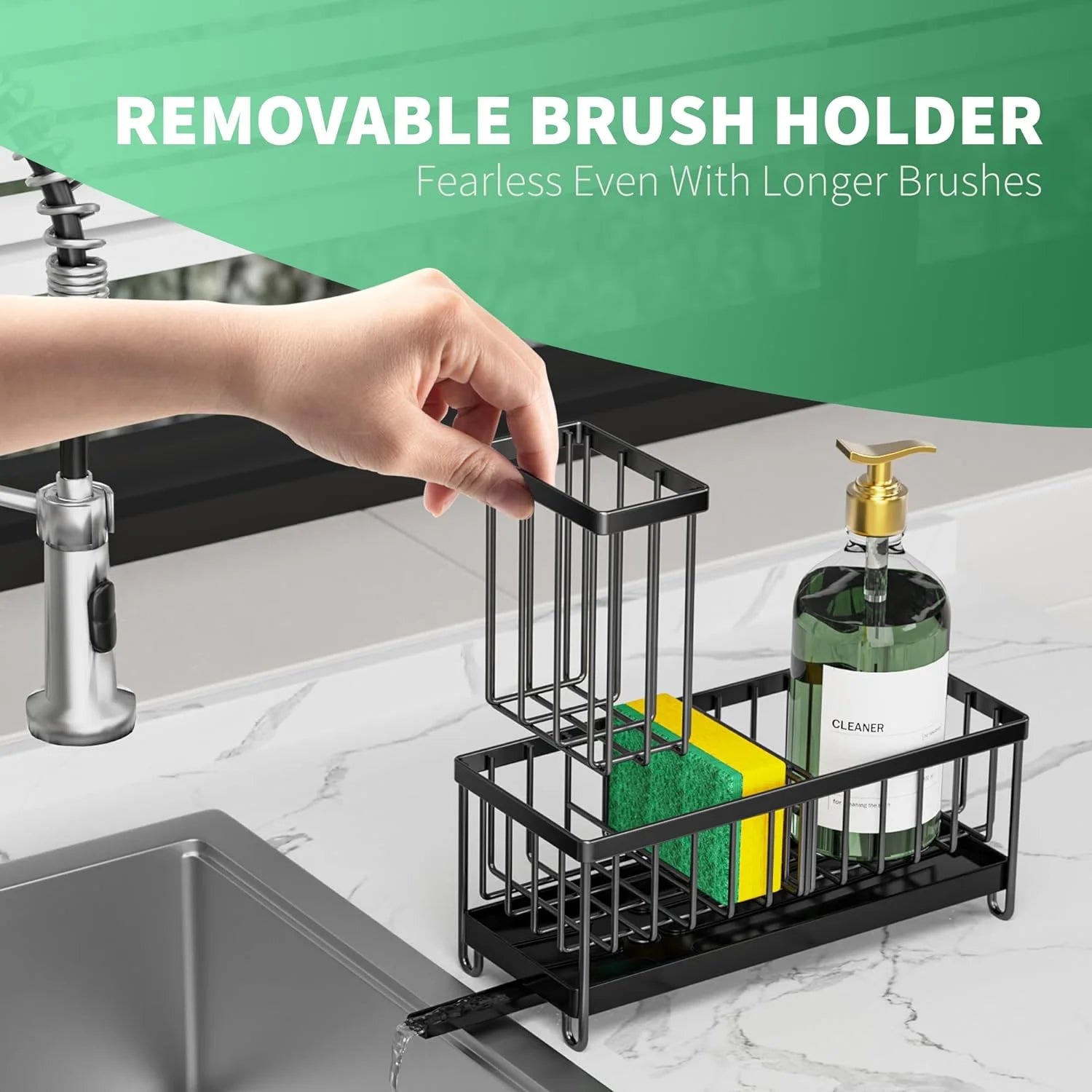 Rustproof Kitchen Sink Organizer – Keep Your Sink Clean & Clutter-Free