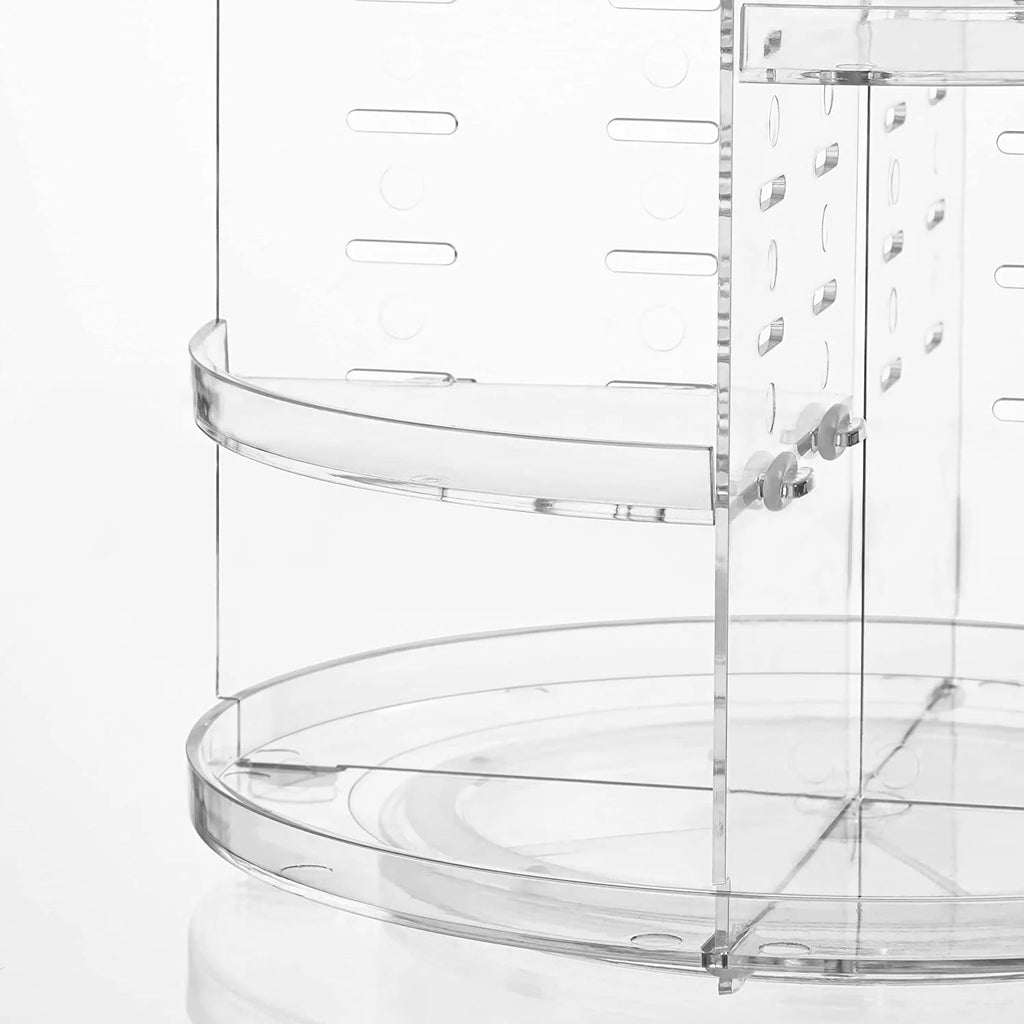 360° Rotating Makeup Organizer – Large Capacity