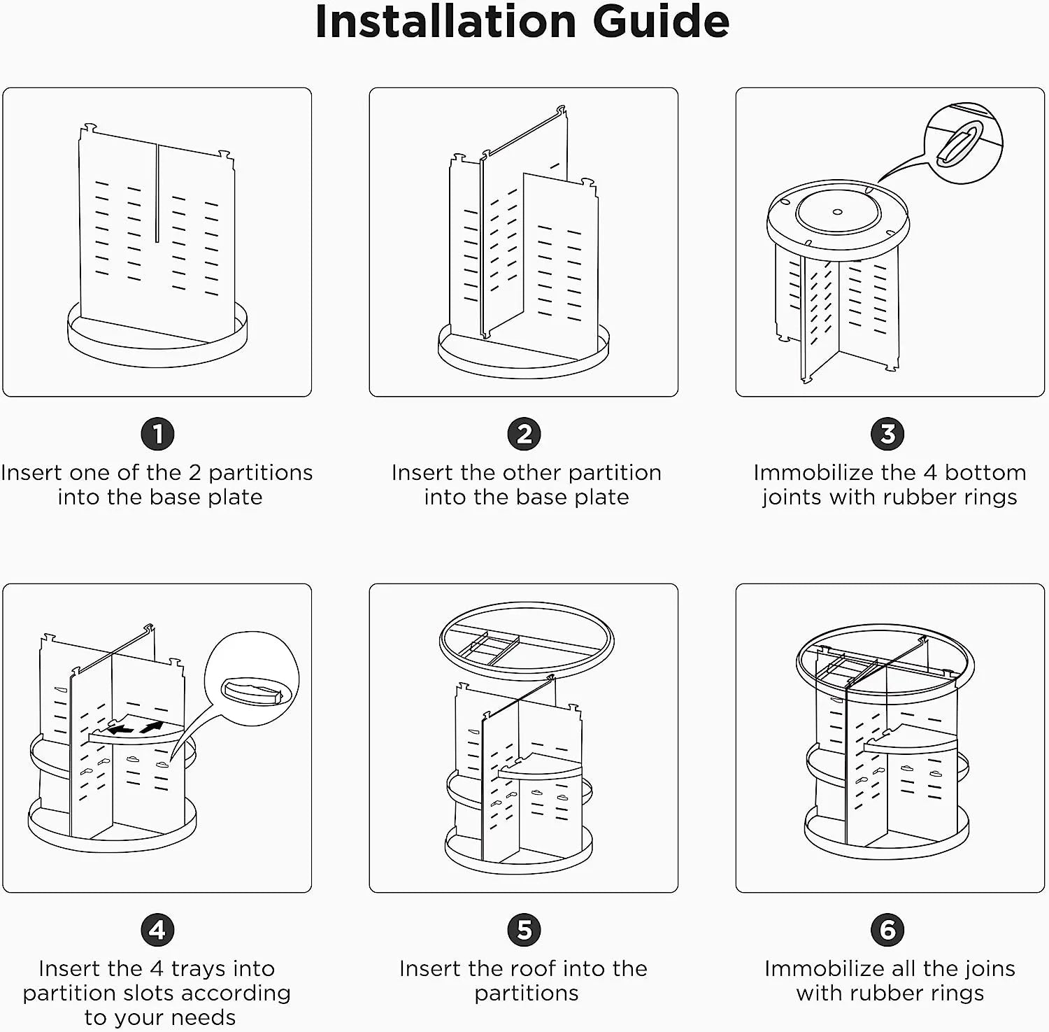 360° Rotating Makeup Organizer – Large Capacity