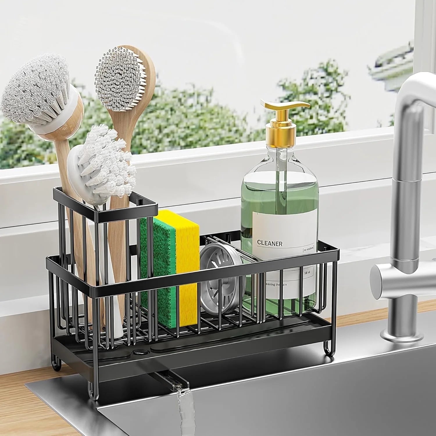Rustproof Kitchen Sink Organizer – Keep Your Sink Clean & Clutter-Free